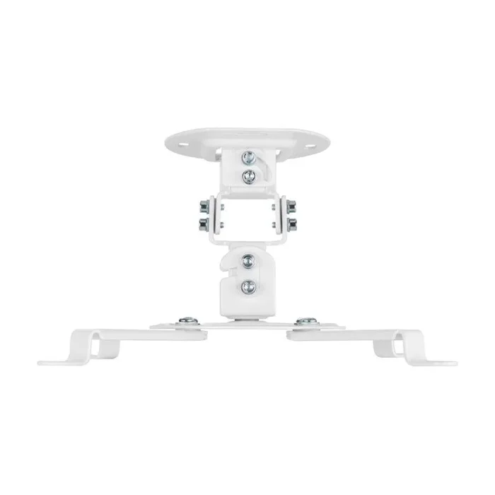 AISENS Soporte Universal Giratorio, Inclinable de Techo para Proyector 13.5Kg, Blanco