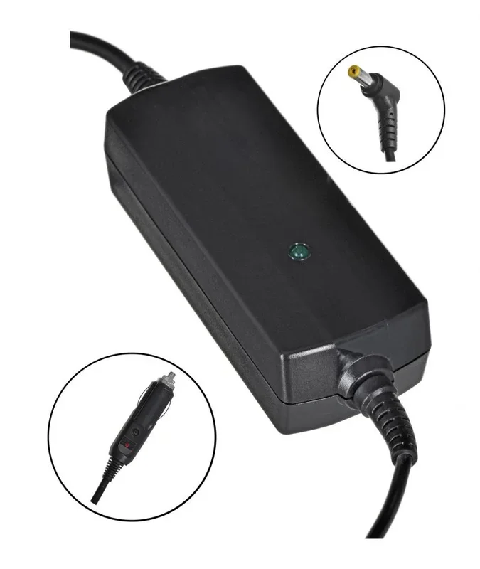 Akyga AK-ND-43 adaptador e inversor de corriente Auto 90 W Negro