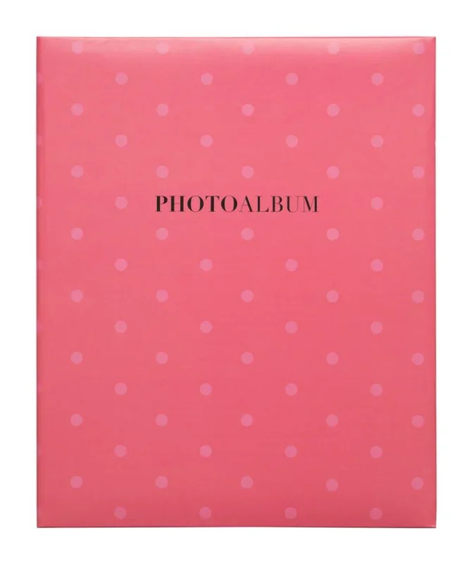 Album foto archivador recargable 10 paginas autoadhesivas coral dots