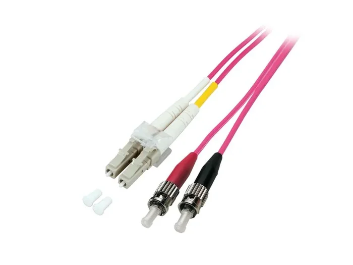 Alcasa LW-802LT4 cable de fibra optica 2 m LC ST OM4 Violeta