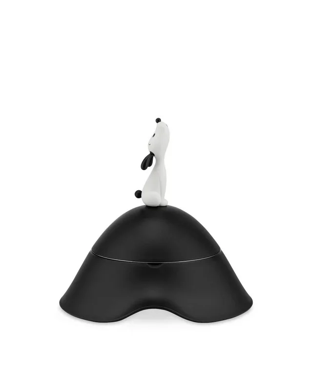 Alessi AMMI19 B Alrededor 0.6L Acero inoxidable Negro cuenco – Cuencos (0,6 L, Alrededor, 1 personas(s), Acero inoxidable, Negro, Personal)