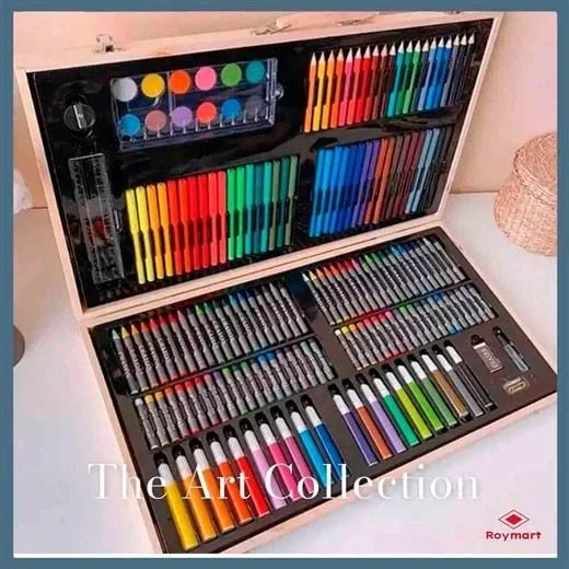 Alex bog set art studio maletín de madera 180 piezas c/surtidos