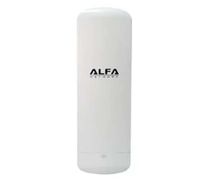 Alfa network n2s 802.11n outdoor ap/cpe, 2x lan, 1x reset button, antenna 10dbi, 2.413 ~ 2.483ghz