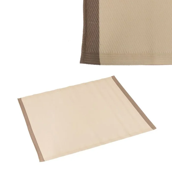 Alfombra de exterior andros beige marrón polipropileno