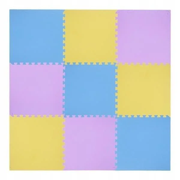 Alfombra puzzle multipack one fitness mp10 amarillo-azul-morado