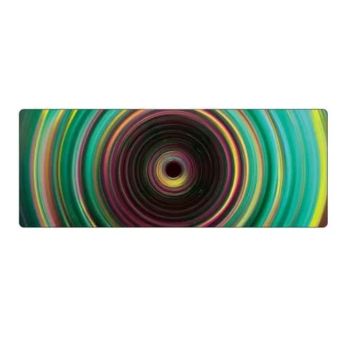 Alfombrilla de Ratón Grande Bloqueada 400x900x3mm Escritorio con 1 Círculo Mágico