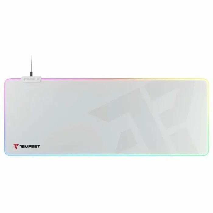 Alfombrilla de ratón tempest tp-gmp-rgb-w blanco