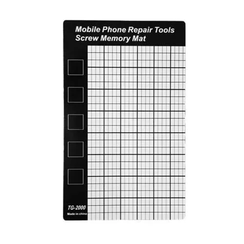 Alfombrilla Universal con Tornillos Magnéticos Reparación de Phones (14,5×9 cm)