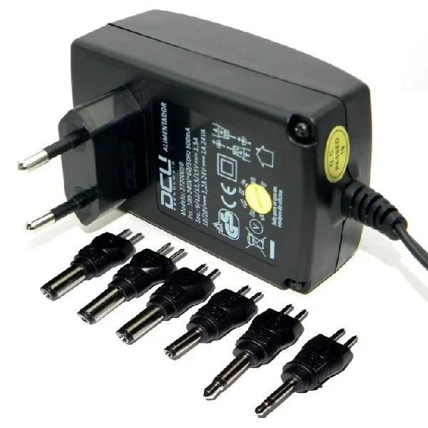 Alimentador Universal 9-24Vdc 1,5Amp 24W