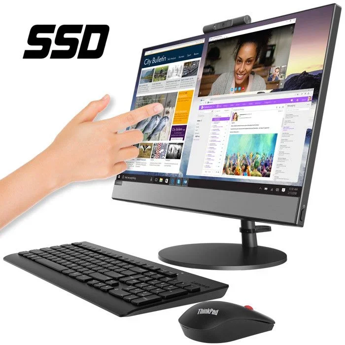 All in one ordenador aio v530-22icb i5-9400t 21.5fhd tactil 8gb 256ssd dvdrw w10pro inc.teclado y mouse