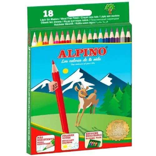 Alpino AL010656 lápiz de color Multicolor 18 pieza(s)