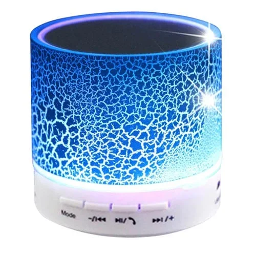 Altavoz Estéreo Bluetooth Glare A9 Mini Portable Luz Led Mic y Llamadas (Azul)