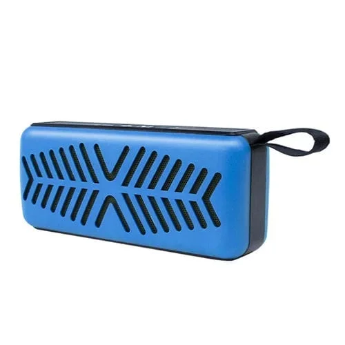 Altavoz portátil Ebs-039 tarjeta retro individual inalámbrico Bluetooth (Azul)