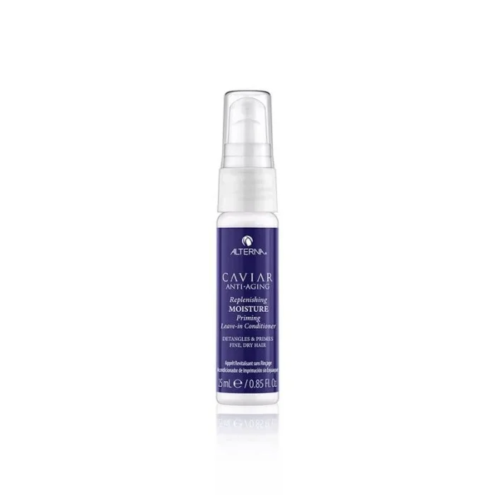 Alterna, Caviar Anti-Aging Replenishing Moisture, Acondicionador sin enjuague, Extracto de caviar, Prensado y desenredante, 25 ml, Hidratante y rejuvenecedor