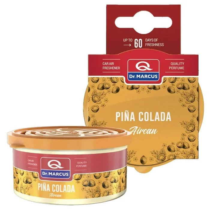 Ambientador para coche dr marcus aircan piña colada 40 g fragancia lata