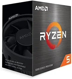 AMD Ryzen 5 4500 Procesador (6 núcleos/12 Threads, 65W TDP, Socket AM4, 11MB Caché, Reloj de aumento máx. hasta 4.1 GHz,con ventilador Wraith Stealh)