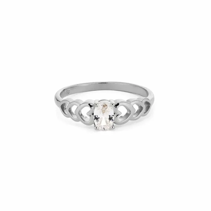 Anillo mujer 24kae 124141s/56 plateado 16