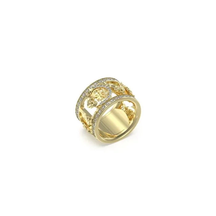 Anillo mujer guess jubr05037jwyg56 dorado 16