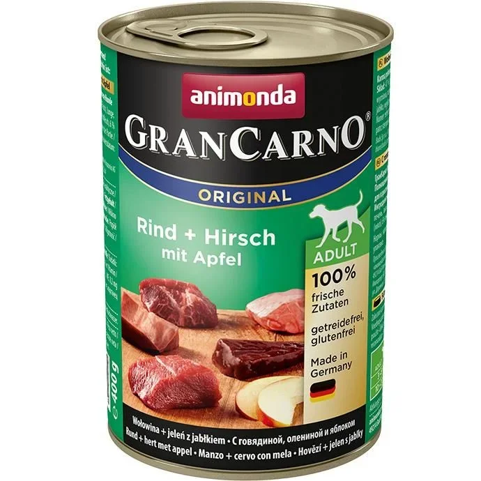 Animonda grancarno original manzana, ternera, reno adulto 400 g