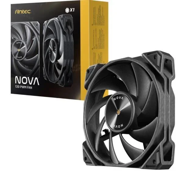 Antec Ventilador Nova de 120 a 4,72 pulgadas, para ordenador de sobremesa y portátil, hasta 3200 rpm