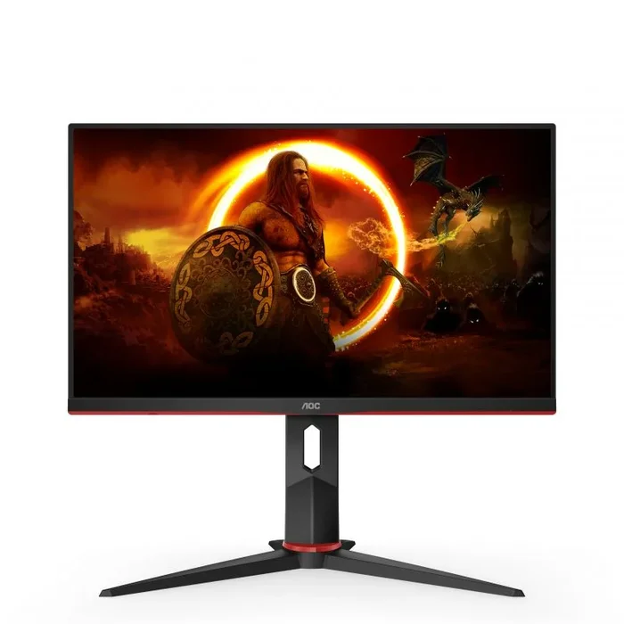 AOC 24G2ZU/BK- Monitor gaming de 24″ Full HD (Plano, 1920×1080, IPS, 16:9, HDMI 2×2.0, Displayport 1×1.2, USB Hub, Ajustable en altura, 350 cd/m, 240 Hz, 0,5 Ms, FreeSync Premium), negro