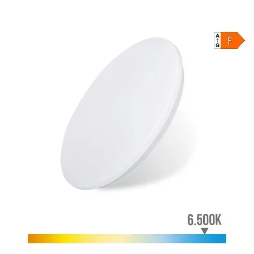 Aplique led circular de superficie 24 w 6500 k, 2490 lm ø38 x 6,6 cm