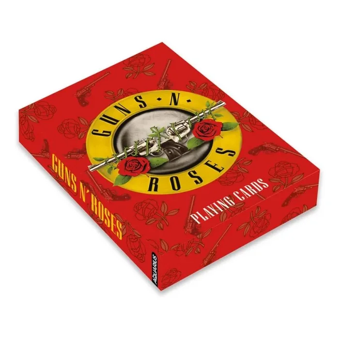 AQUARIUS Guns N’ Roses – Baraja de cartas con temática de Guns N’ Roses para tus juegos de cartas favoritos, mercancía y coleccionables de Guns N’ Roses con licencia oficial