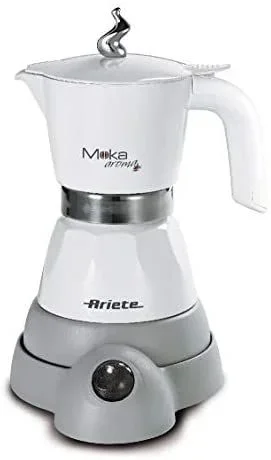 Ariete MOKA AROMA, Gris, Blanco, 480 W, 180 mm, 135 mm, 255 mm