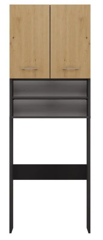 Armario para lavadora pola dk 64x30xh180 antracita/artesano