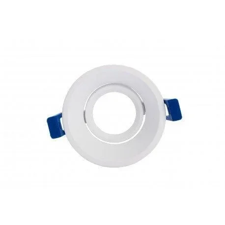 Aro Soporte BOLT Circular Basculante BLANCO Para Modulo COB