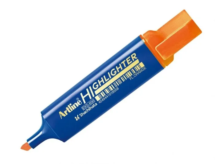 Artline EKS-600 marcador 10 pieza(s) Punta de cincel Naranja