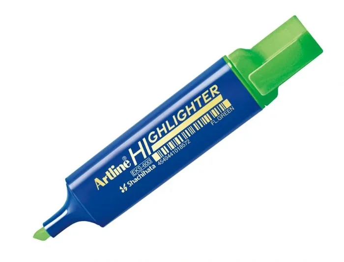 Artline EKS-600 marcador 10 pieza(s) Punta de cincel Verde