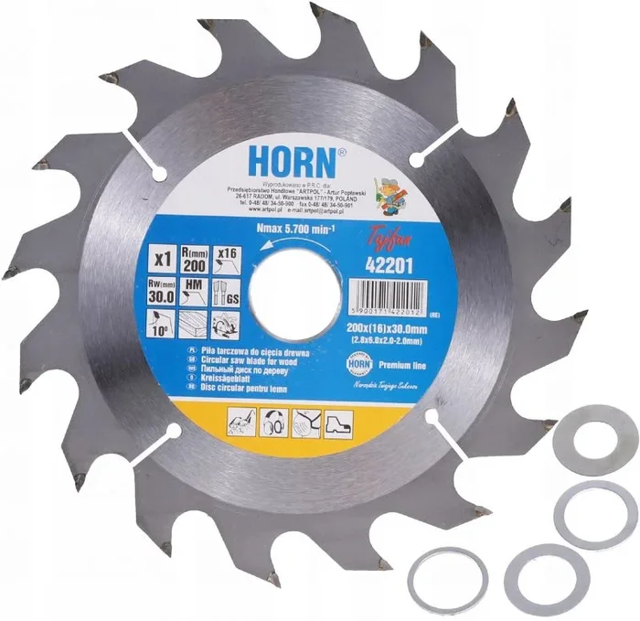 ARTPOL – Hoja de sierra circular de mano 300 x 30,0 mm, madera 40 T