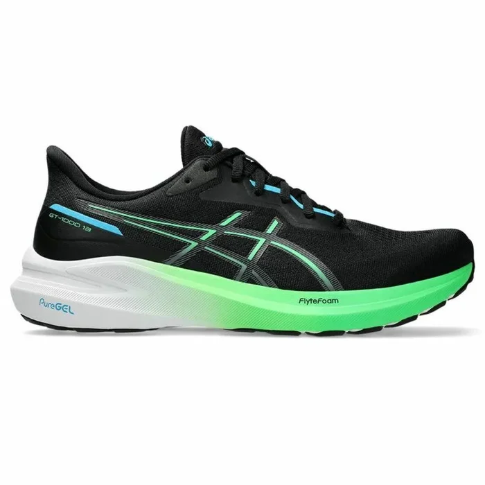 Asics GT-1000 13, Sneaker Hombre, Black Digital Aqua, 47 EU