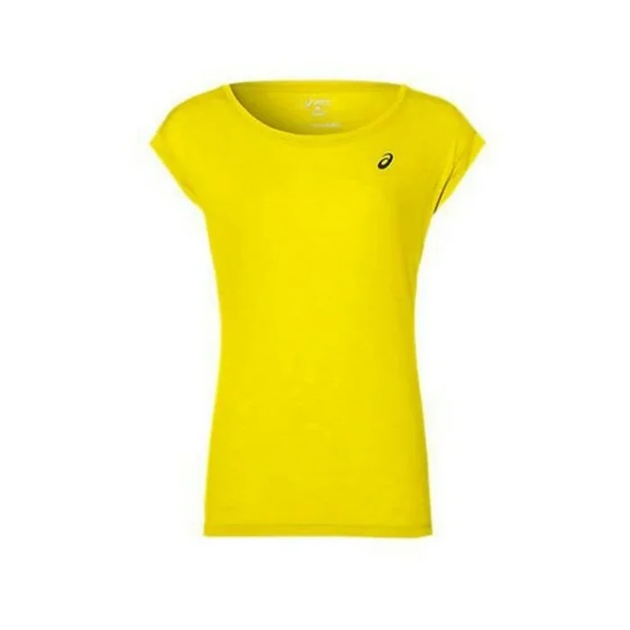 Asics Layering, Camiseta Mujer, Amarillo (Blazing Yellow), S