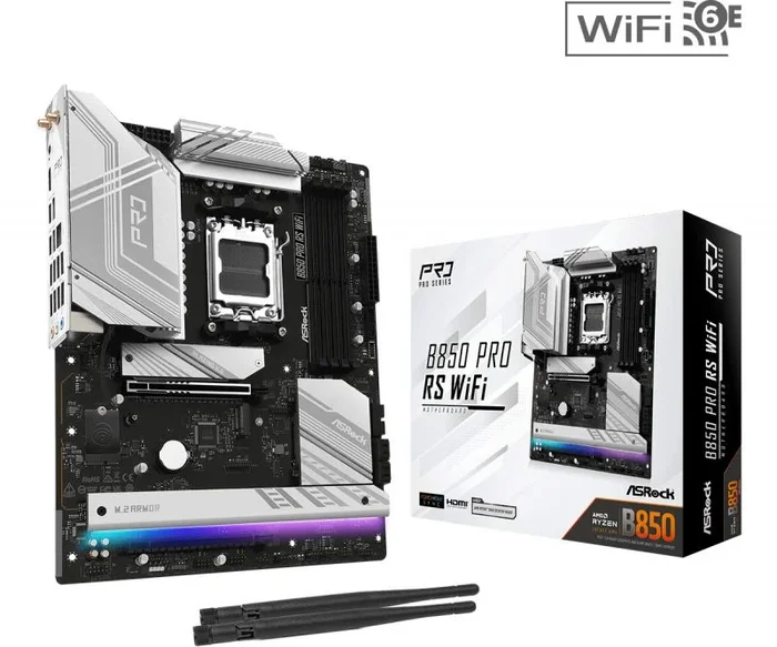 Asrock B850 Pro RS WiFi AMD B850 Zócalo AM5 ATX