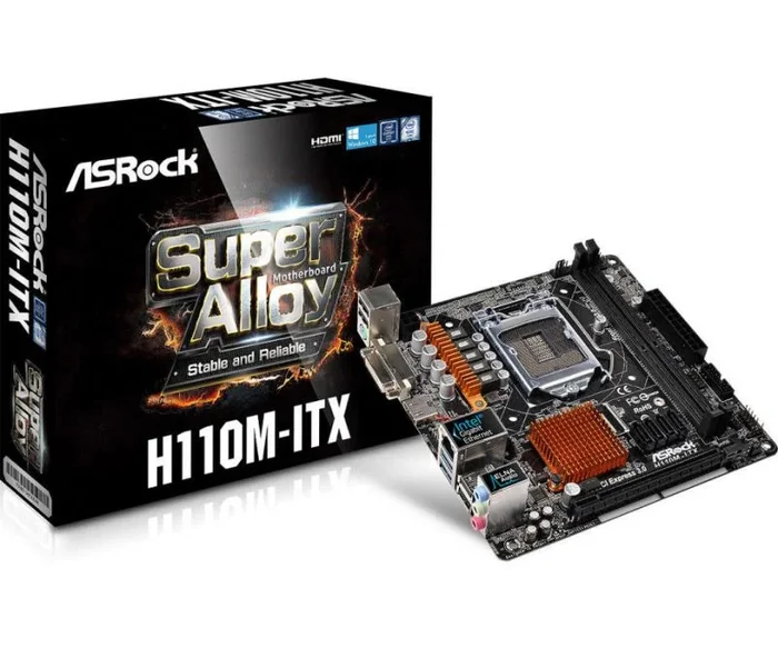 Asrock H110M-ITX Intel® H110 LGA 1151 (Zócalo H4) mini ITX