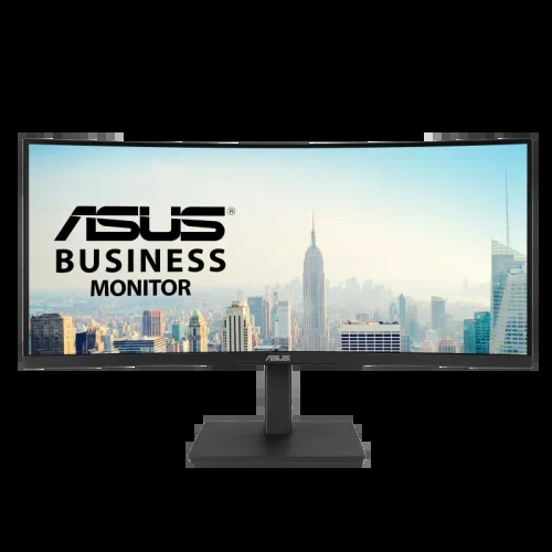 ASUS Monitor VA34VCPSN 34″ (Resolución de 3440 x 1440, curvatura de 1500R, sin marco, USB-C PD 65W, RJ45, concentrador USB, luz azul baja, sin parpadeo, diseño ergonómico, sostenibilidad ecológica)