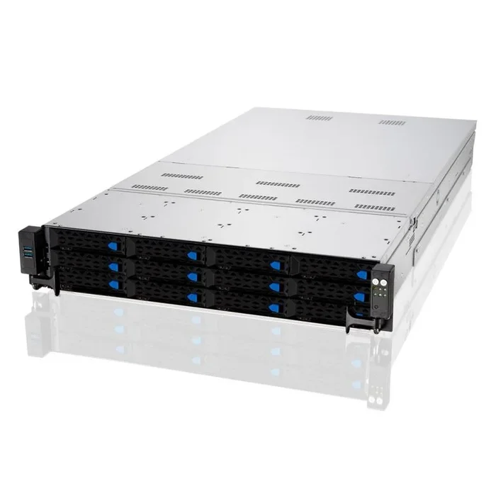 ASUS Rack 2U RS720A-E11-RS12/10G/2.4KW/8NVMe/GPU/OCP AMD Milan 2X LGA4094 (SP3) 280W 32xDDR4 3200/2933 12×3.5/2.5
