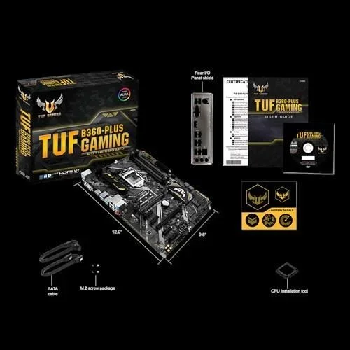 ASUS TUF B360-PLUS GAMING Intel® B360 LGA 1151 (Zócalo H4) ATX