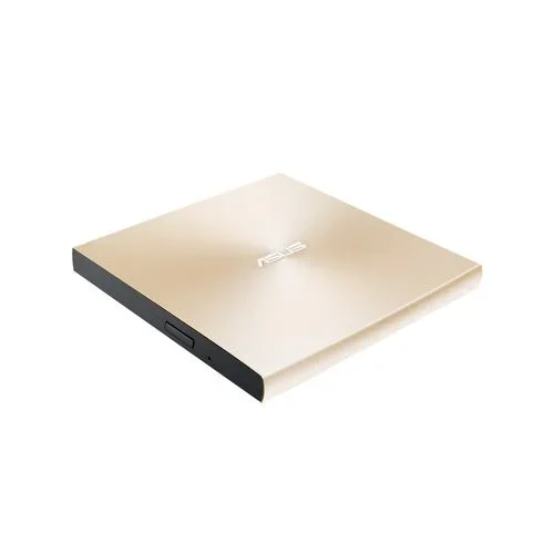 ASUS ZenDrive U9M SDRW-08U9M-U – Unidad de Disco óptico (8X, USB Tipo C + Tipo A, Compatible con Mac, 13.9 mm ultradelgada, compatibilidad con M-Disc, encriptación de Disco, E-Green, E-Media), Oro