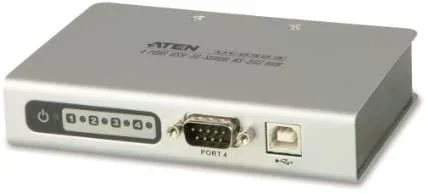 ATEN Conversor USB a 4 puertos RS-232