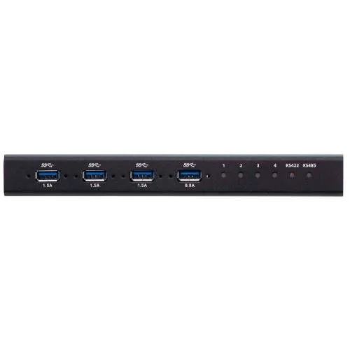 Aten switch de periféricos formato industrial usb 3.2 gen 1 de 4 x 4 puertos