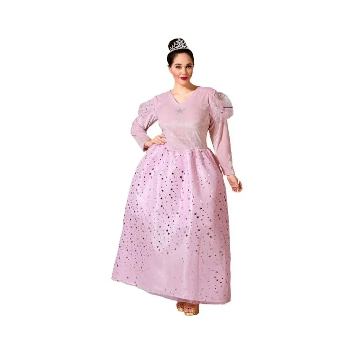 Atosa disfraz hada madrina rosa mujer XXL