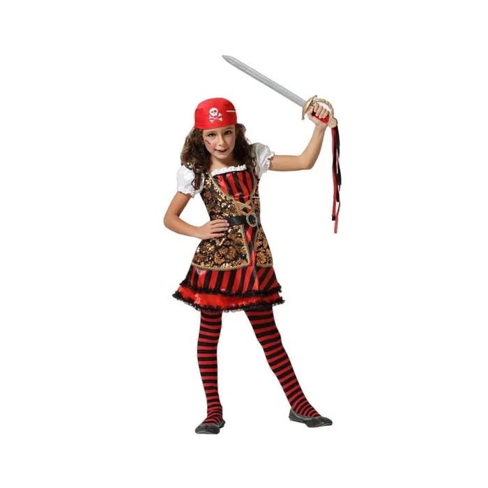 Atosa disfraz pirata niña infantil vestido 3 a 4 años