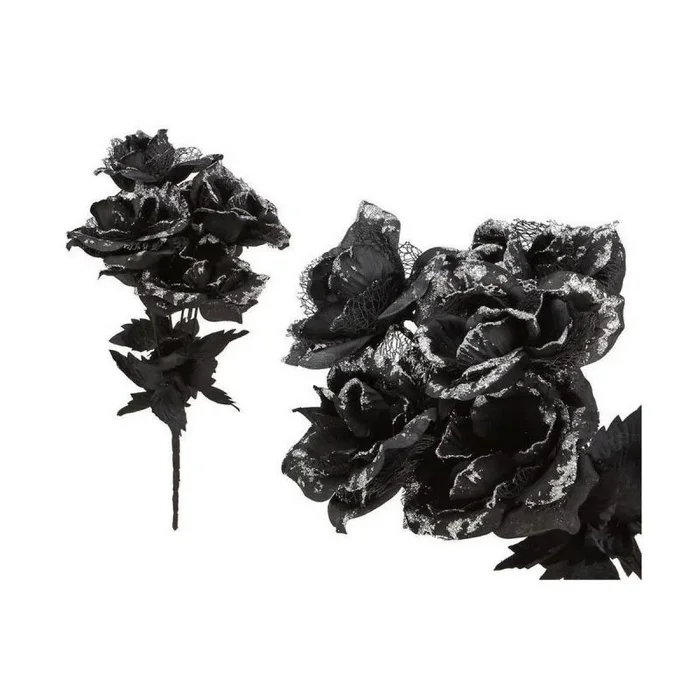 ATOSA ramo flor halloween 35cm negro