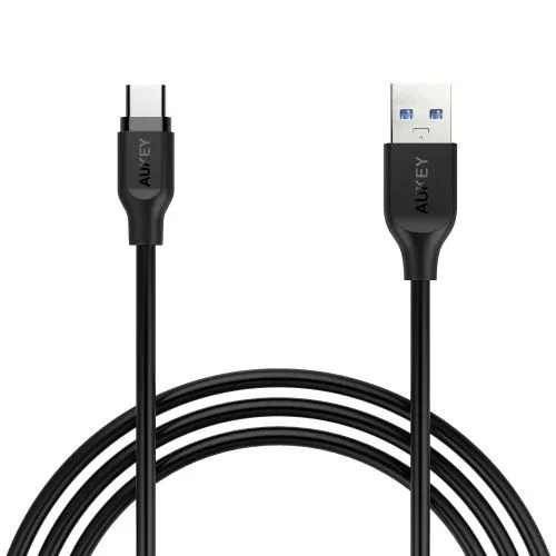 AUKEY CB-CMD3 cable USB 1 m USB 3.2 Gen 1 (3.1 Gen 1) USB C USB A Negro