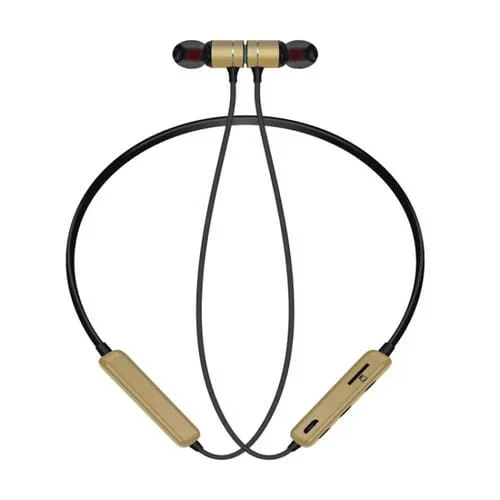 Auricular Inalámbrico Mg-G17 Bluetooth 4.2 Sport Tarjeta De Soporte (Dorado)