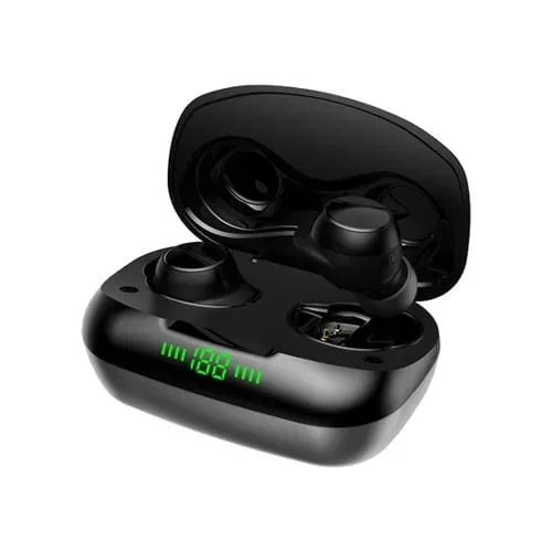 Auricular inalámbrico Tws-24 Bluetooth 5.0 cancelación de ruido impermeable control táctil (Gris)