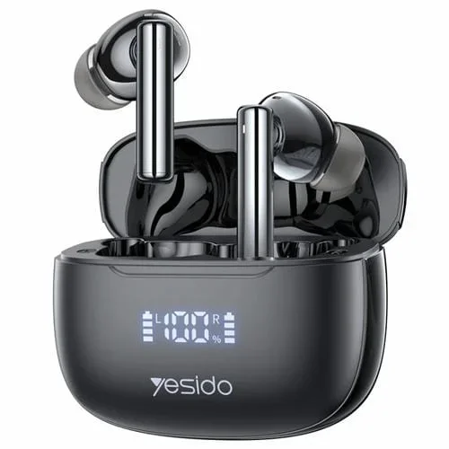 Auricular inalámbrico Yesido Tws23 Bluetooth 5.3 Led Pantalla Digital ANC Reducción de Ruido